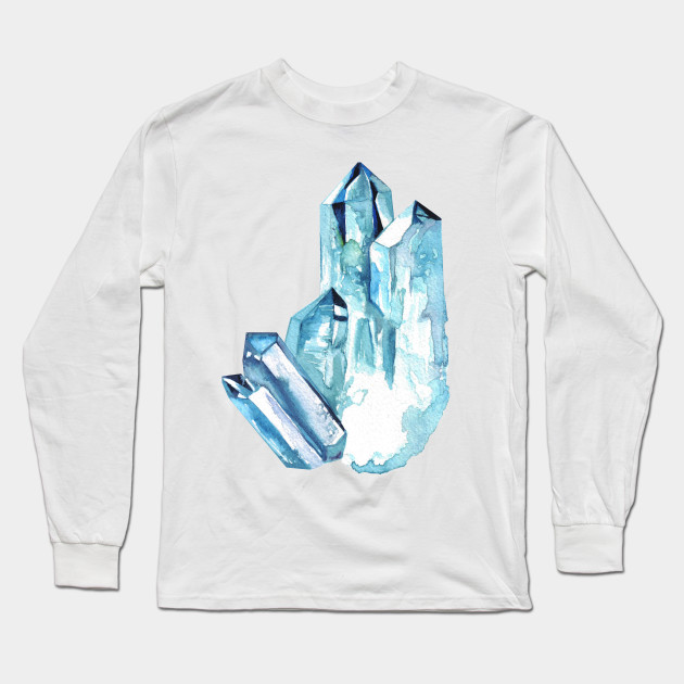Aqua Aura Quartz Crystal